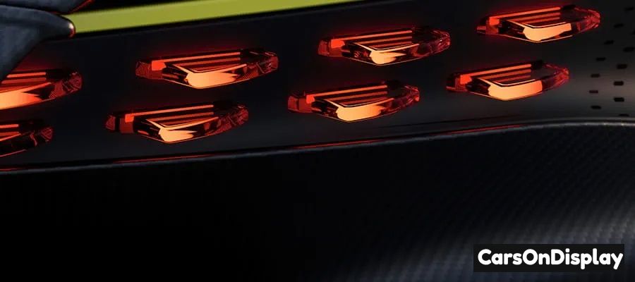 Aston Martin Valhalla LED rear lights