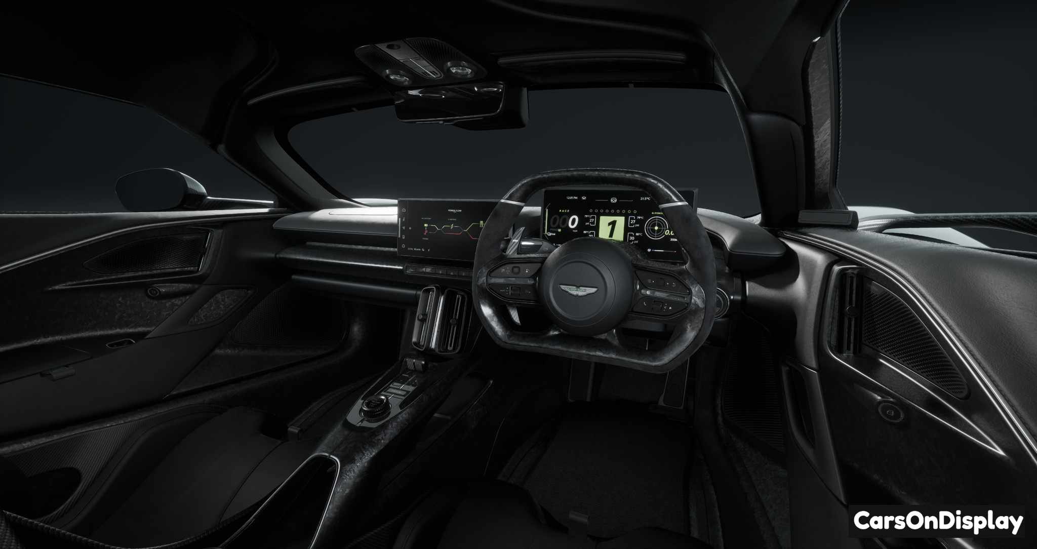 Aston Martin Valhalla Exposed Carbon Fibre Interior