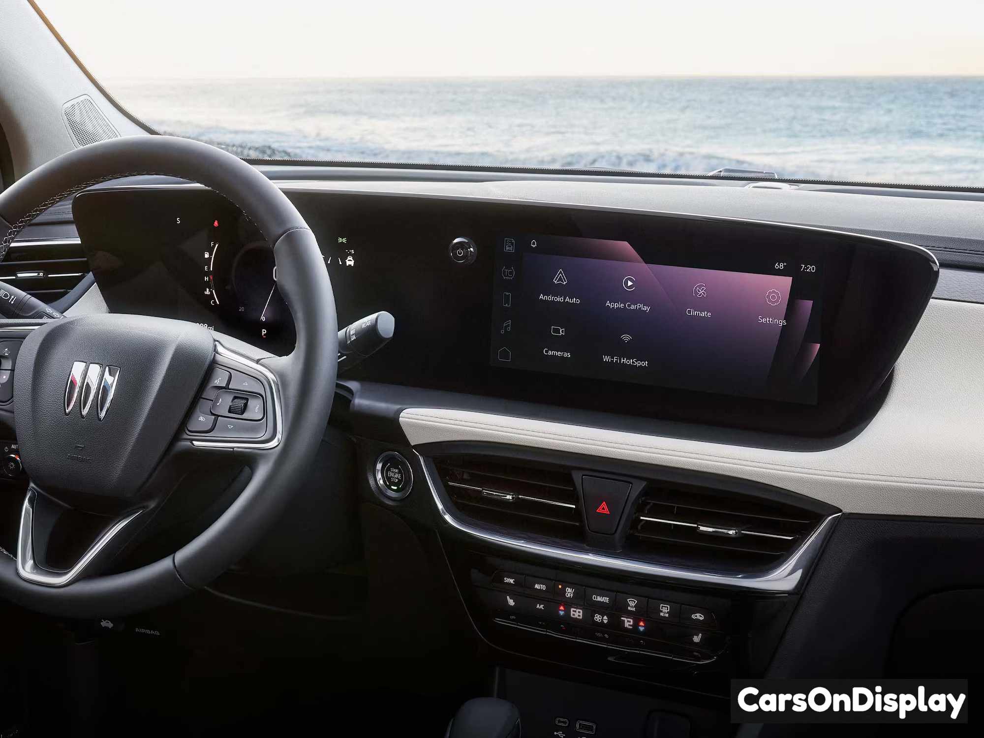 Buick Encore GX 2026 Ultrawide 11 diagonal HD color touchscreen and infotainment display