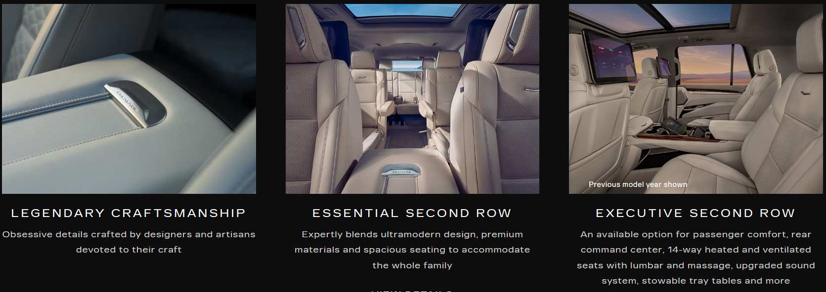 Cadillac Escalade ESV 2026 Interior