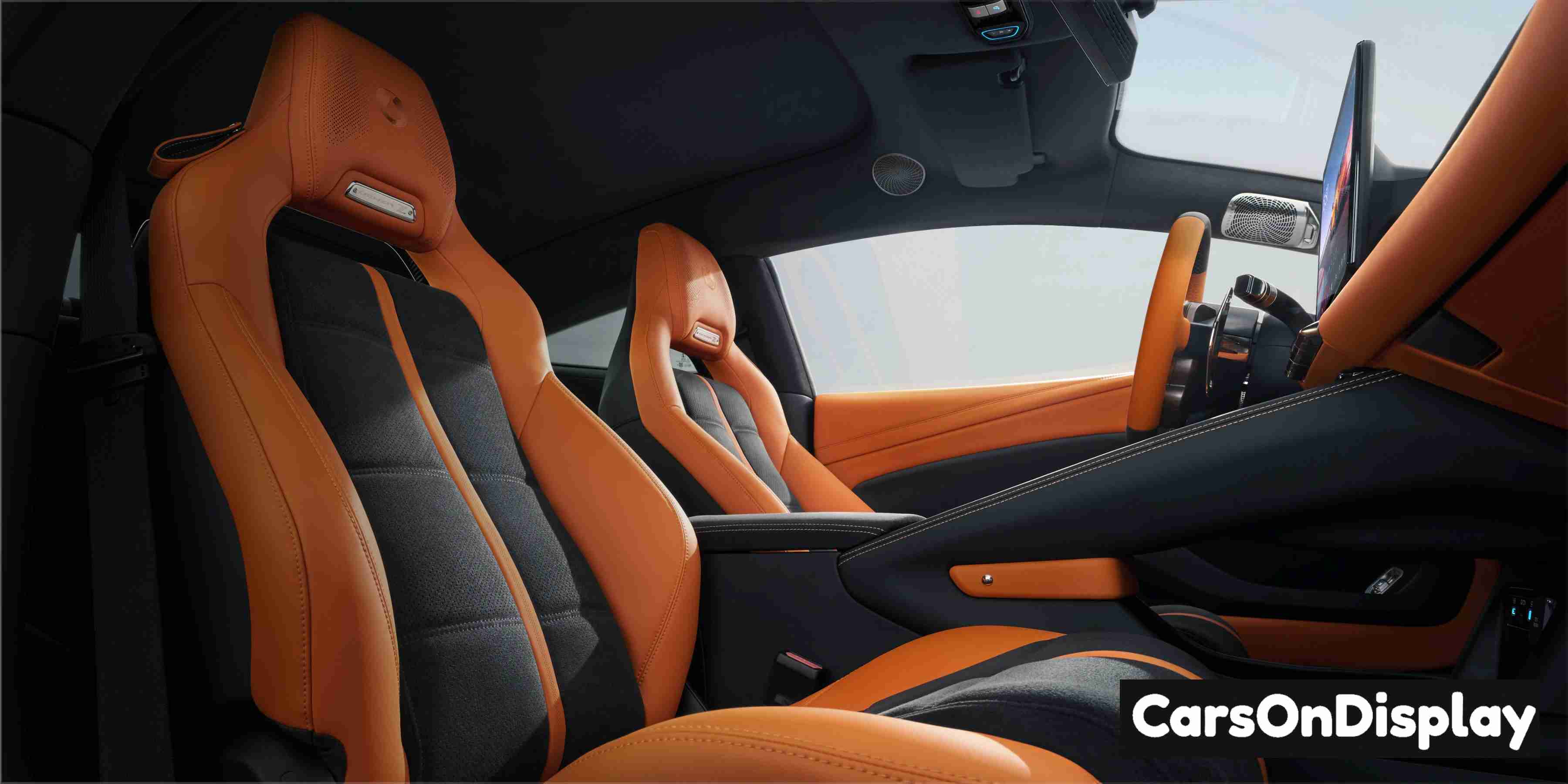 Denza Z Racing Premium leather seats feature 12-way power adjustment, ventilation, heating, memory, massage, and active side