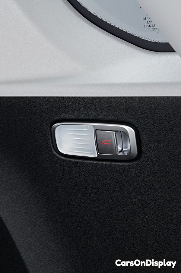 KGM Torres EVX Internal tailgate opening button