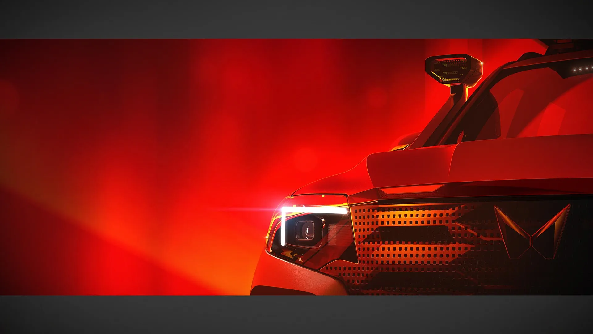 Mahindra Global Pik Up Concept LED headlamps and LED DRLs
