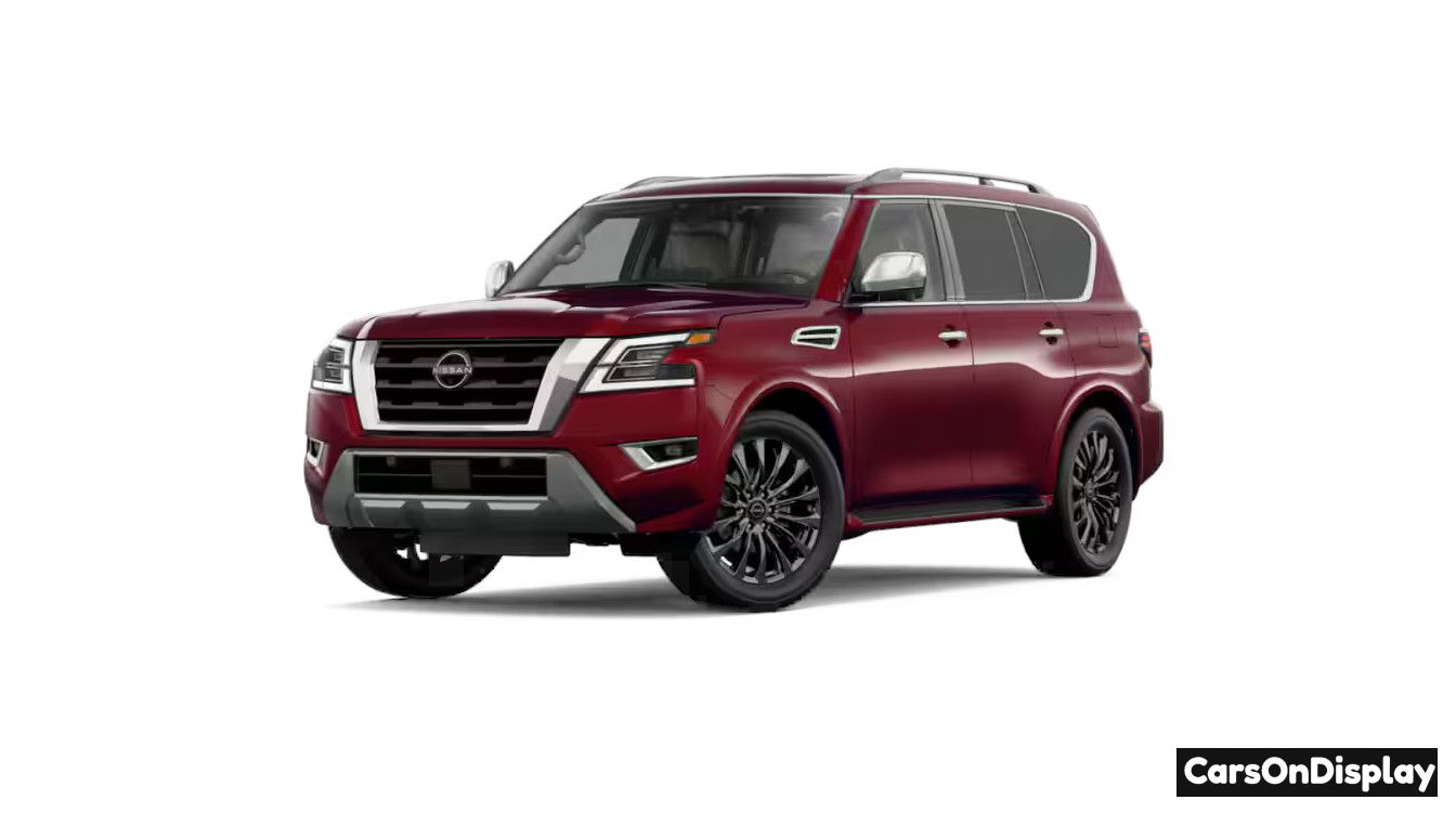 Nissan Armada 2024 Coulis Red Metallic