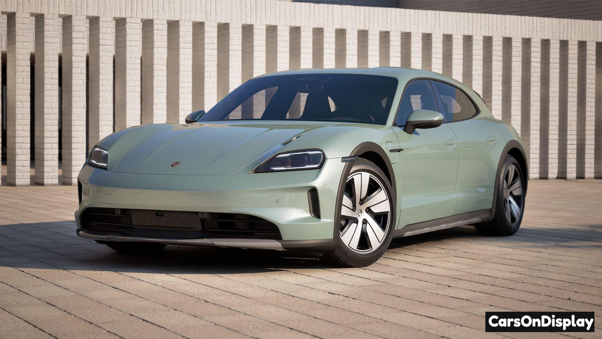 2026 Porsche Taycan 4 Cross Turismo high performance electric wagon with sporty estate design and all wheel drive