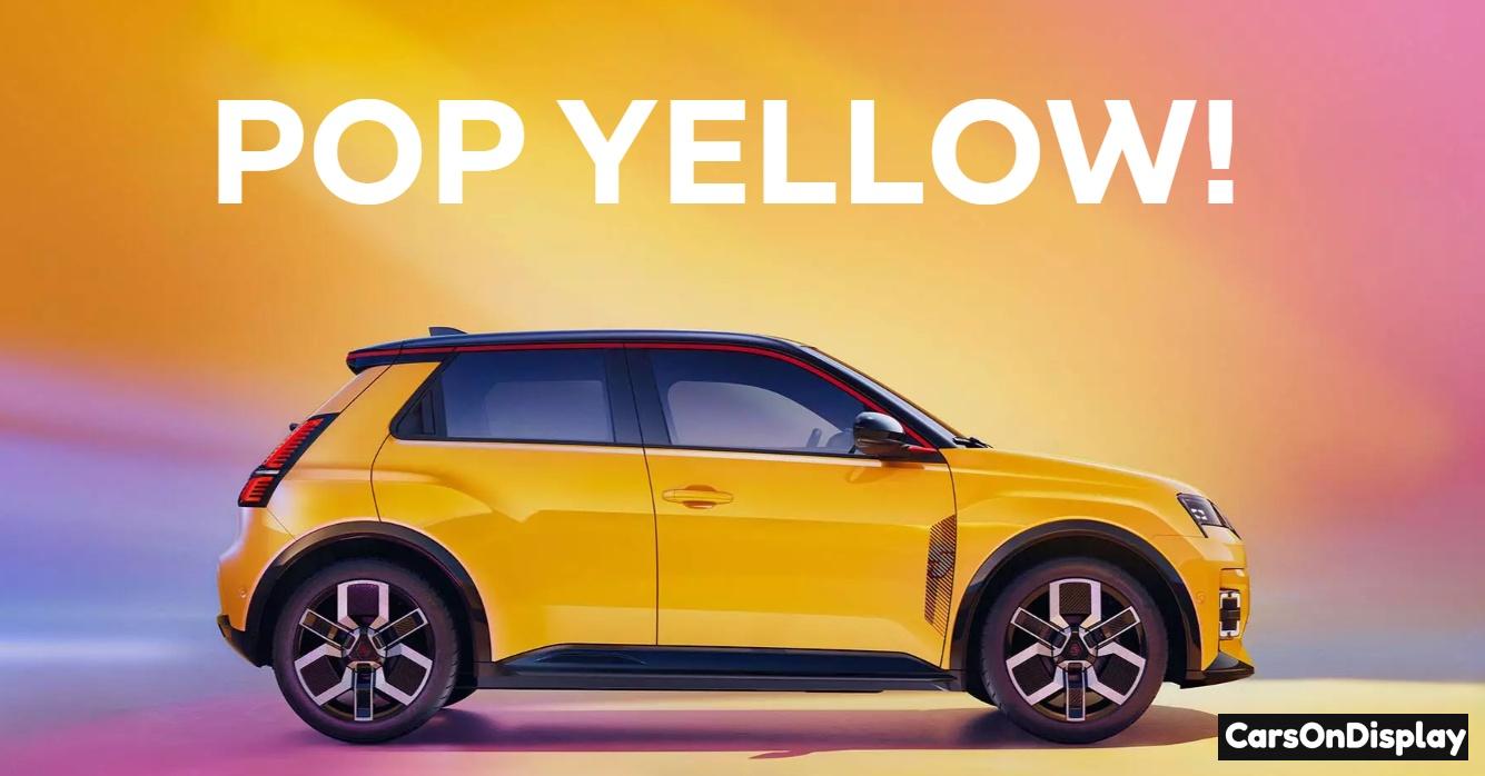 Renault 5 Pop Yellow