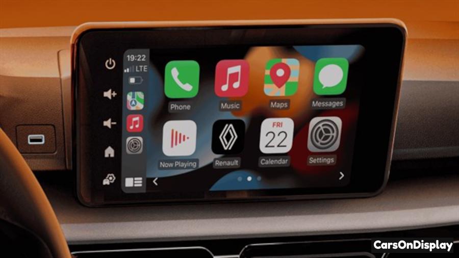 Renault Kardian 8 multimedia touchscreen with wireless smartphone mirroring multiview camera