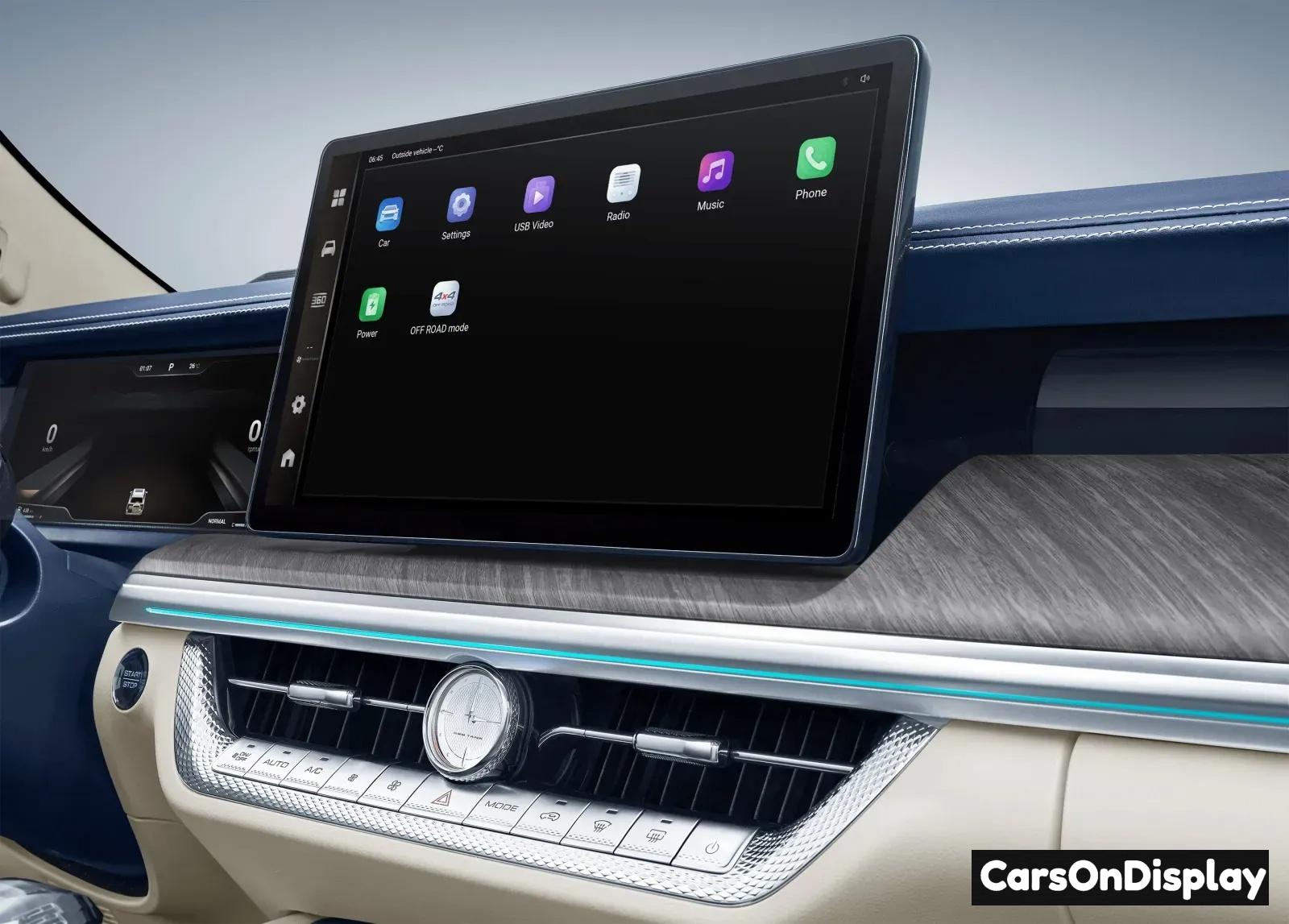 Tank 500 14.6 inch Infotainment Screen