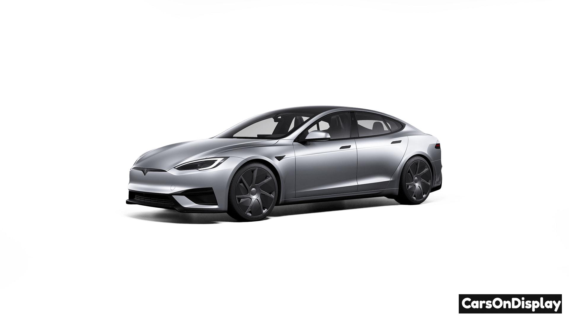 Tesla Model S Plaid Lunar Silver