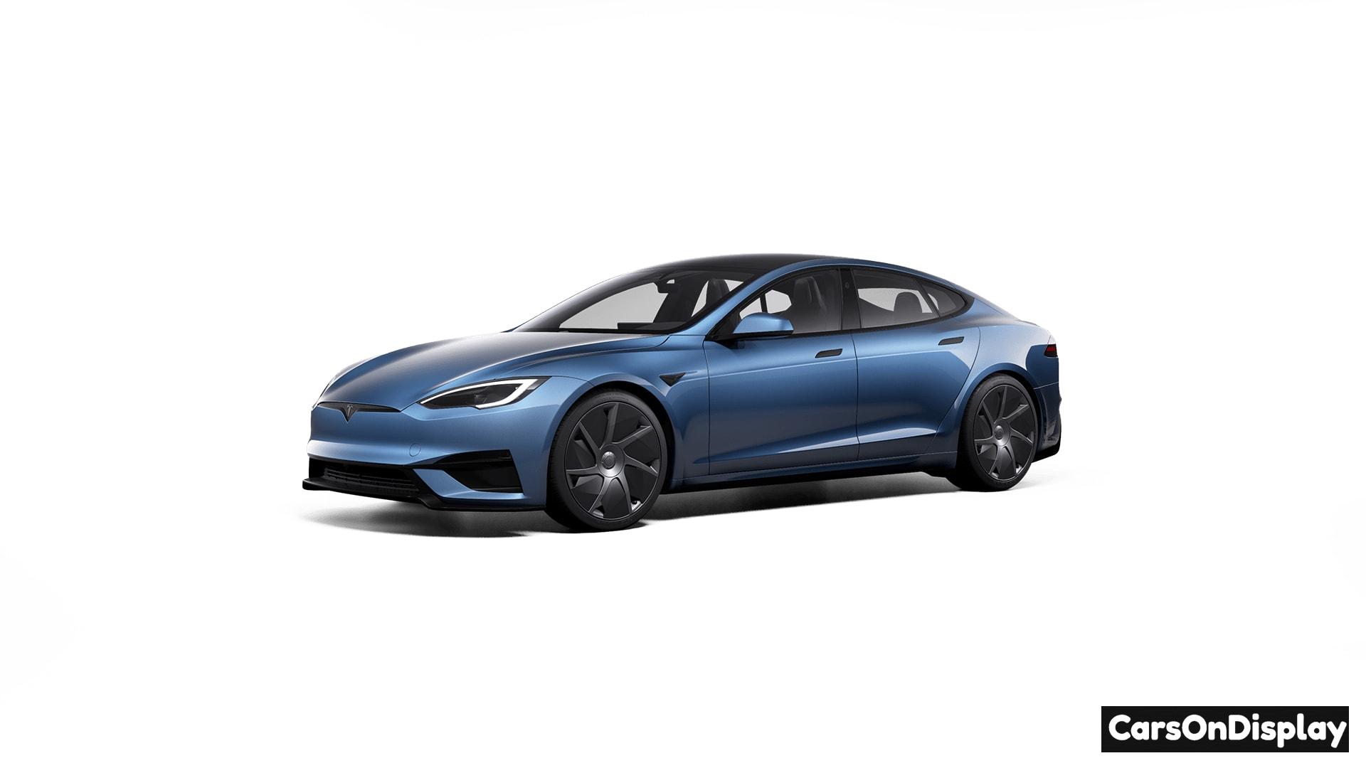 Tesla Model S Plaid Frost Blue Metallic