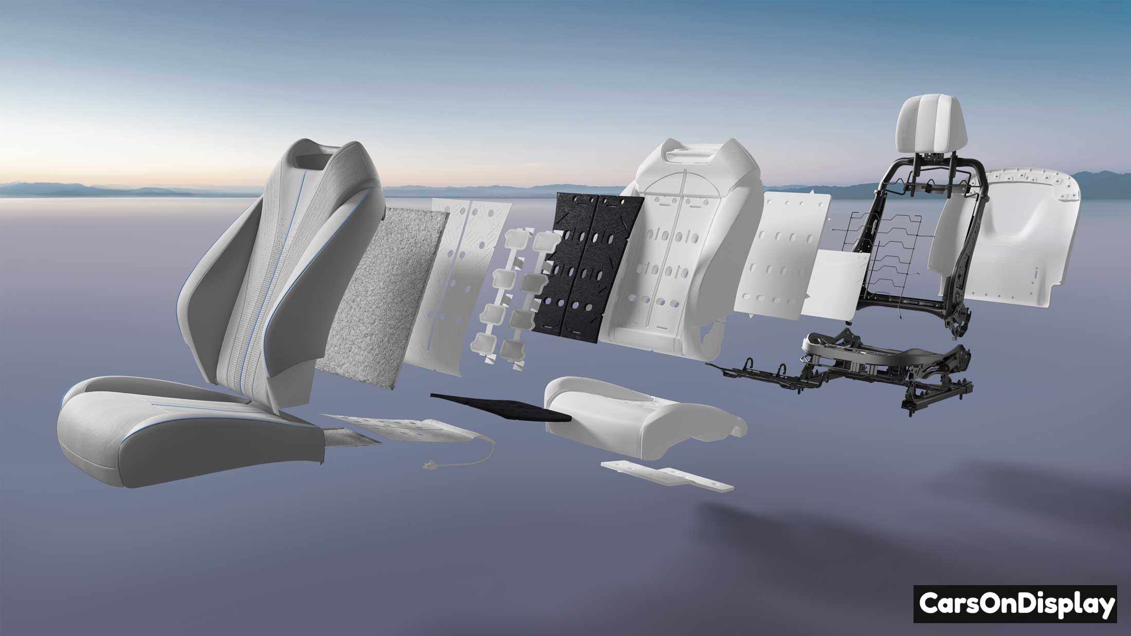 Voyah Courage - 10-layer pressure-relieving seat design