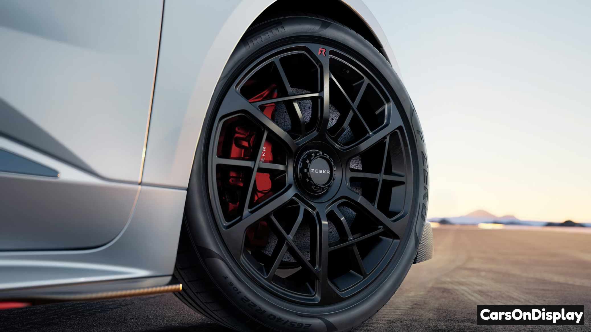 Zeekr 001 FR 22-inch shadow black forged wheels