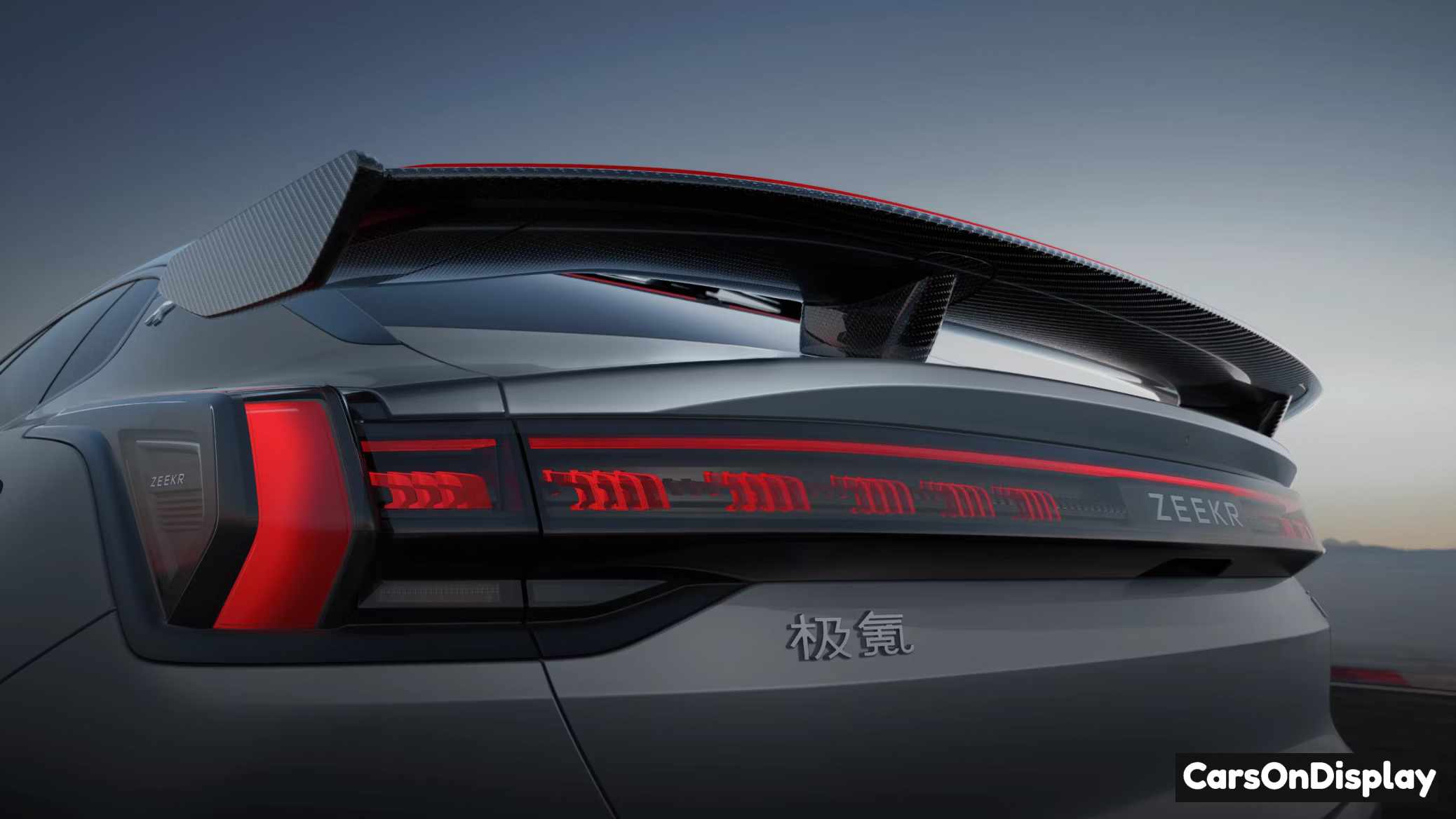 Zeekr 001 FR Carbon Fiber Sport Rear Wing