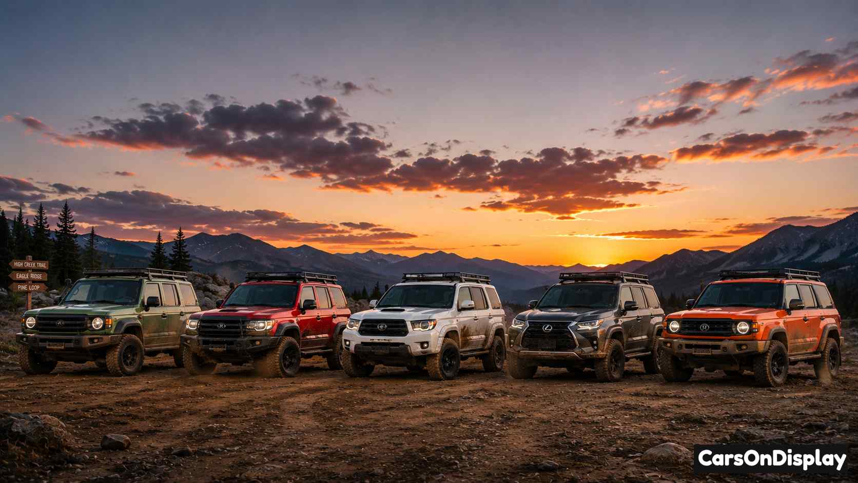 Off-road SUV lineup