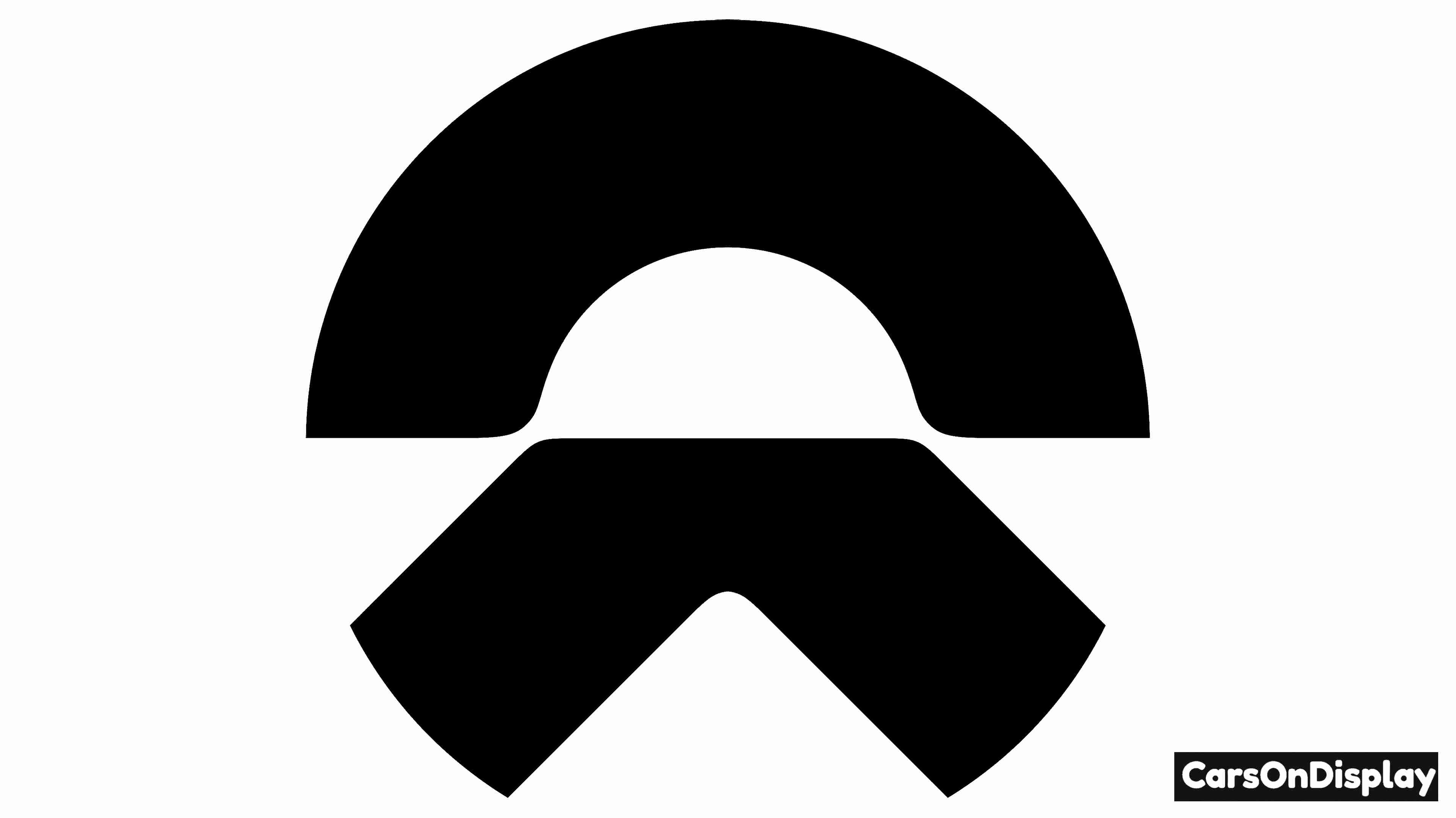 NIO logo premium electric vehicle brand with battery swap technology