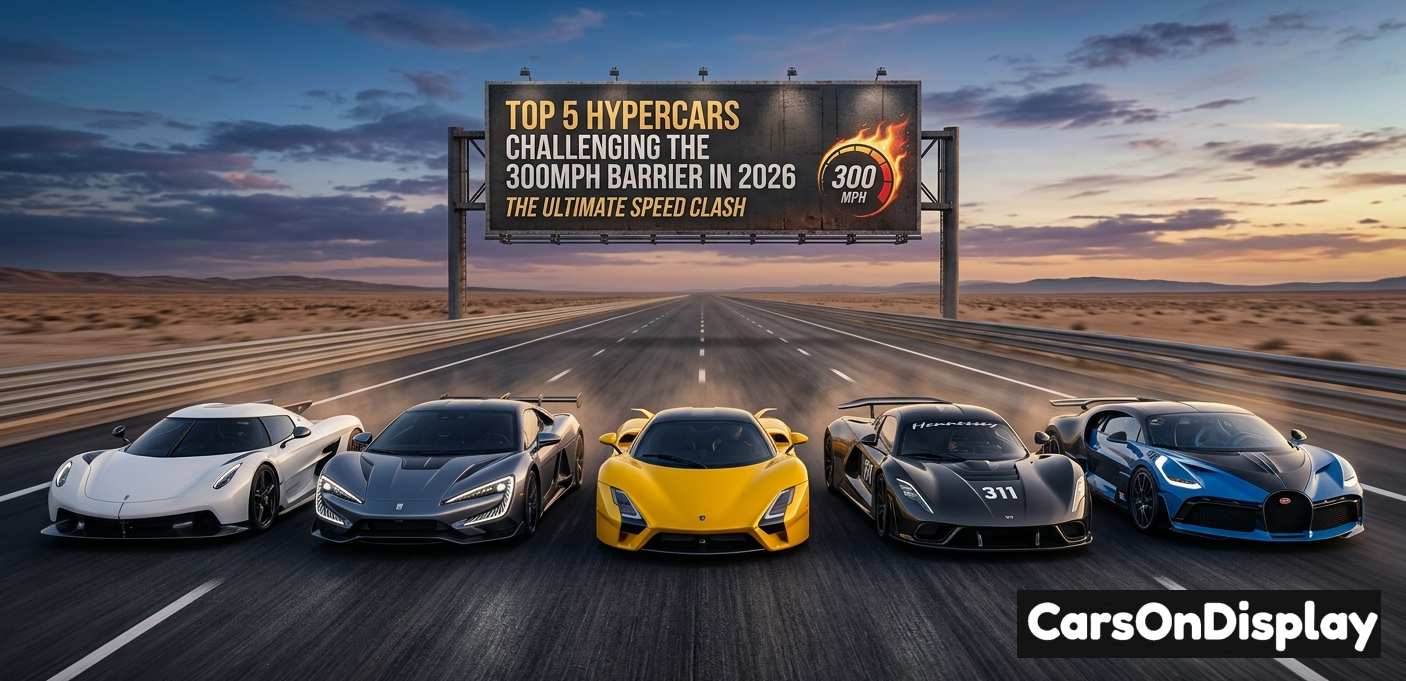 Fastest hypercars in 2026 approaching 300 mph top speed