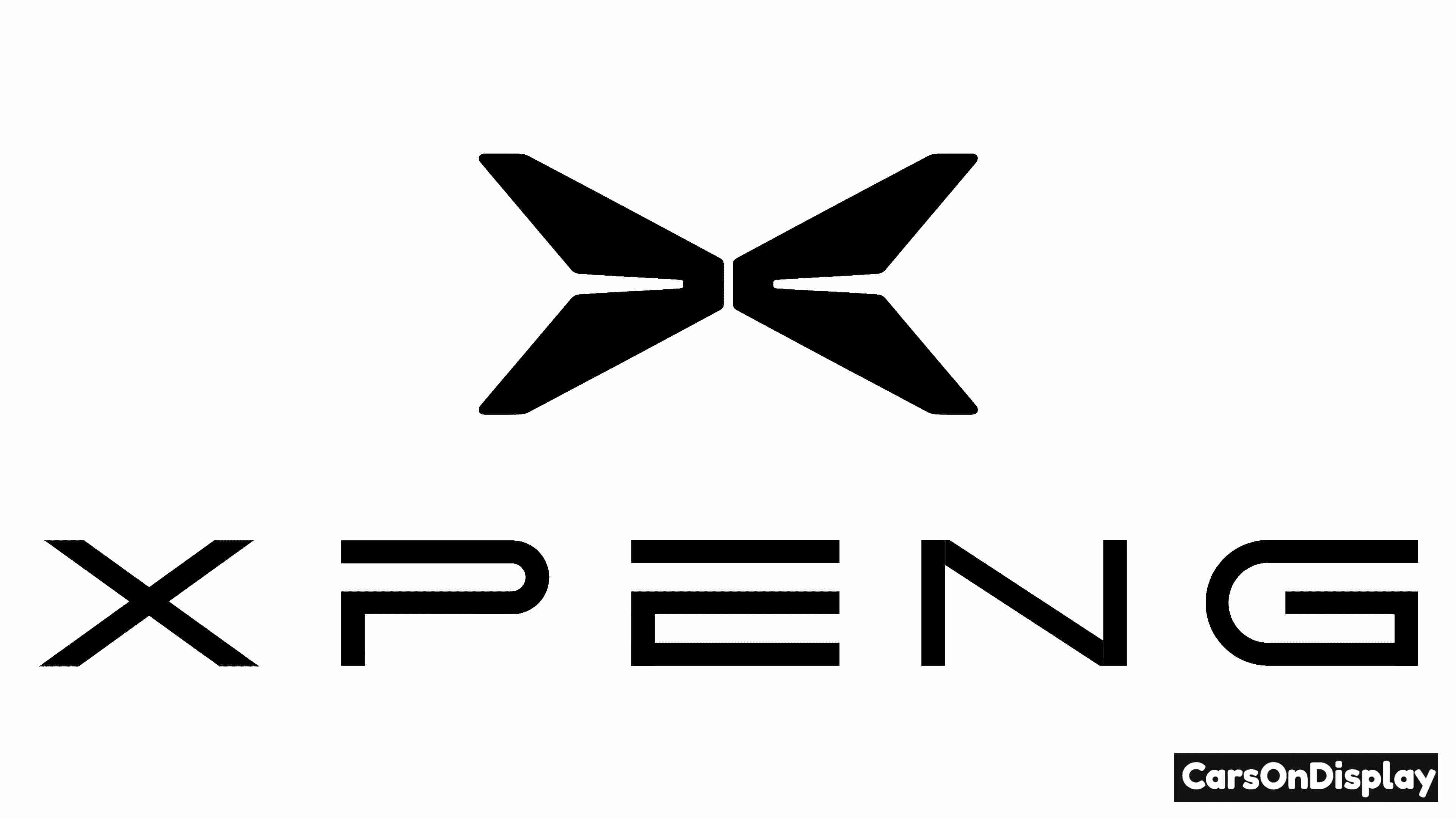 XPeng logo smart electric vehicle brand with autonomous driving technology